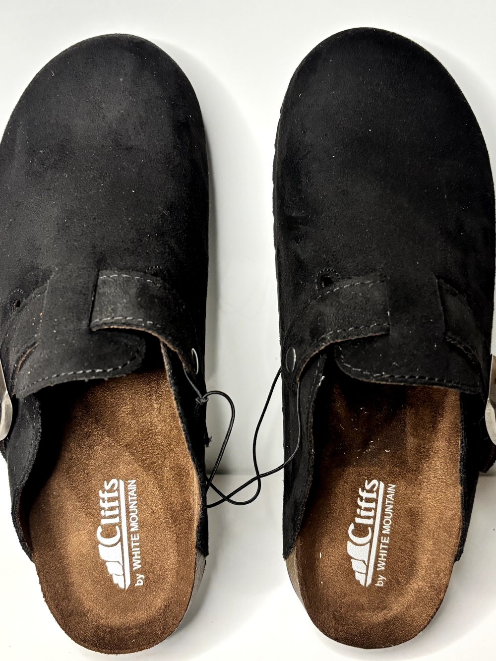 Cliffs by WHITE MOUNTAIN Black Suede Slip-On Loafers